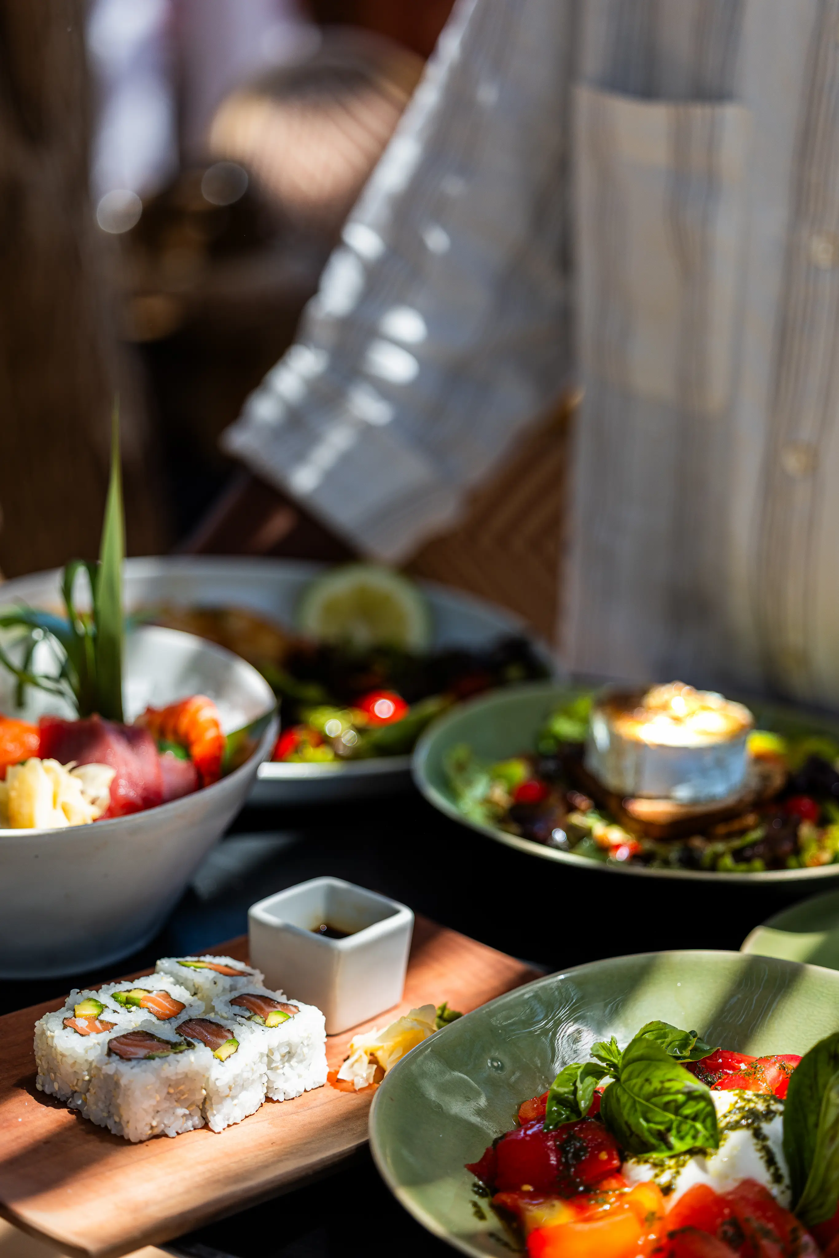 Exquisite fine dining Moroccan dessert beautifully plated at Casa Lalla in Takerkoust