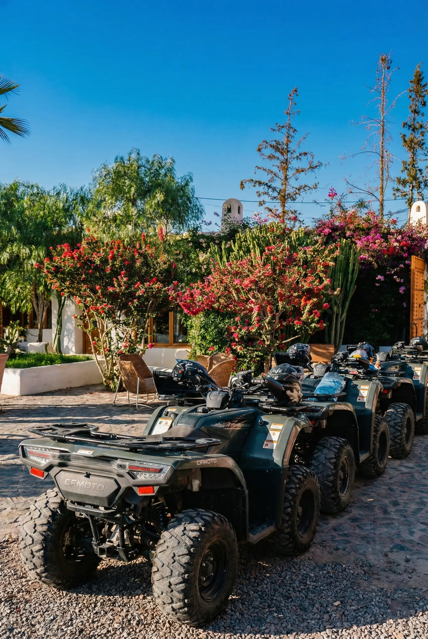 Action-packed Agafay Desert quad tour adventure paired with a luxury VIP day club experience near the Atlas Mountains
