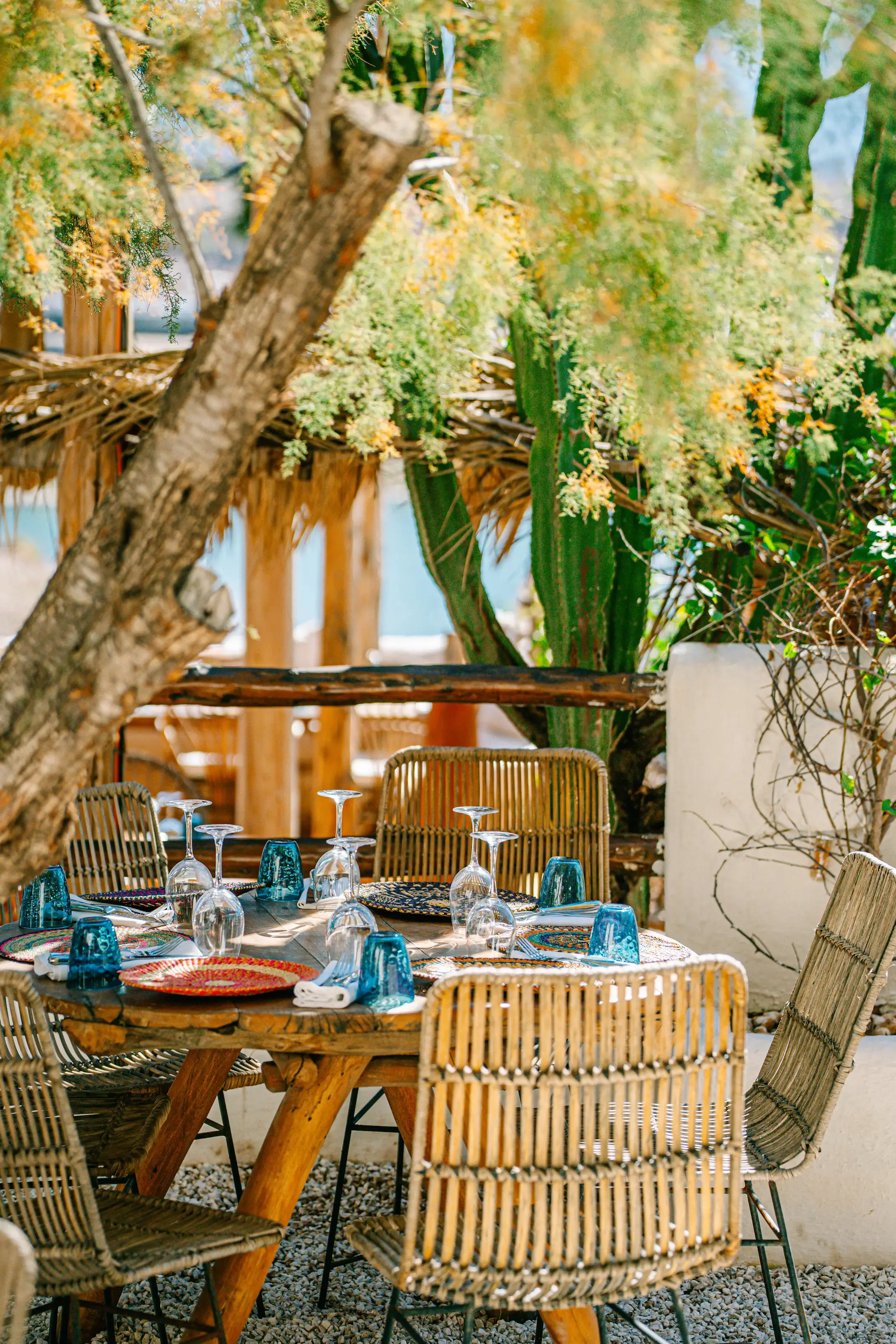 The chic desert oasis design of Casa Lalla drawing inspiration from Mykonos architecture